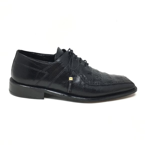David Eden Oxfords Shoes Size 9 Black Croc Liz main image 10